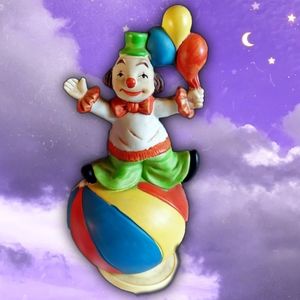 Vintage Ceramic Musical Clown